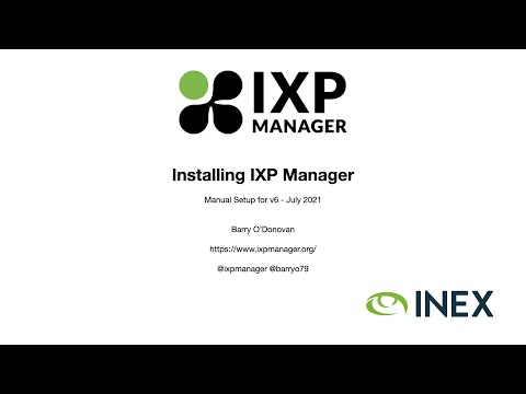 IXP Manager Tutorial