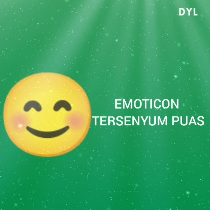 EMOTICON Tersenyum Puas