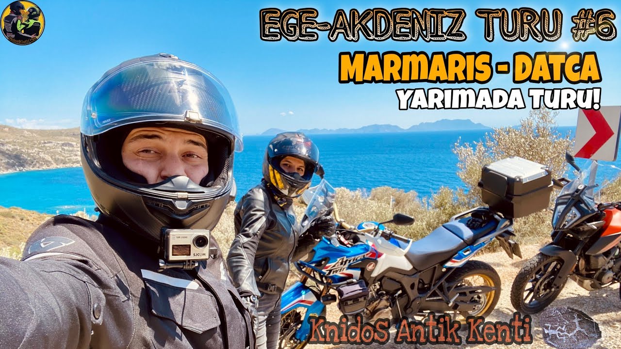 ROTA: EGE-AKDENIZ #6 | Marmaris - Datça Yarımadasını Tavaf Ettik ! | Knidos Antik Kenti.