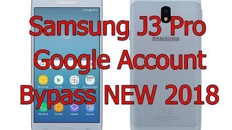Remove Google Account (FRP) Samsung Galaxy J3 2017 - Bypass frp without pc or combination 7.0