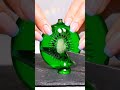 Emerald Glass Kiwi Drips Sweetly  #asmr #glassfruit #vairal #relax #visual #satisfying #glasscutting