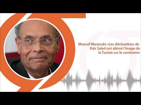 Moncef Marzouki: «Les déclarations de Kaïs Saïed ont abîmé l'image de la Tunisie sur le continent»