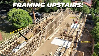Building a House Ep 9 - Laying the Flooring for Upstairs!