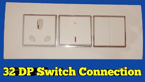 32 Amp DP switch wiring || 32 ampere DP switch connection || 16 amp 32 dp switch connection