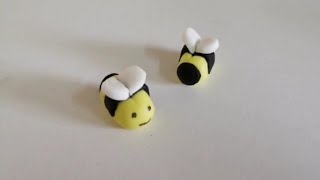 طريقة عمل النحلة بعجينة السكر  How to make a Fondant bee