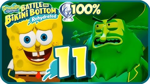 SpongeBob Battle for Bikini Bottom Rehydrated 100% Walkthrough Part 11 - Flying Dutchman