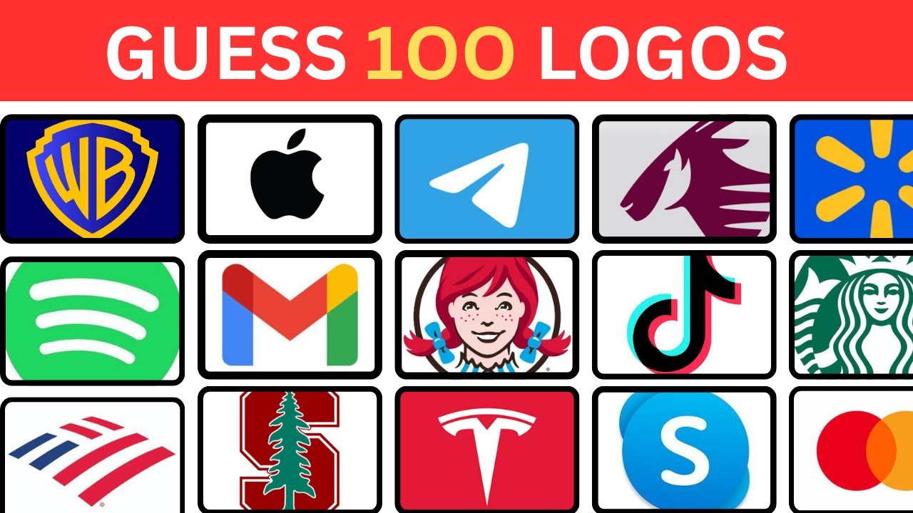 Guess the Logo in 3 Seconds | 100 Famous Logos | Logo Quiz 2025
