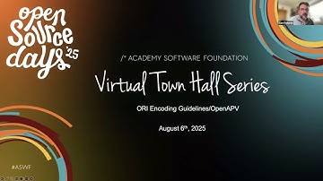 ORI Video Encoding Guidelines Virtual Town Hall 2025