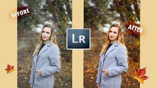 Обработка осенней фотографии за 5 минут в Lightroom!! + preset