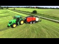 Kuhn new fb  fbp  round balerwrapper combinations in action