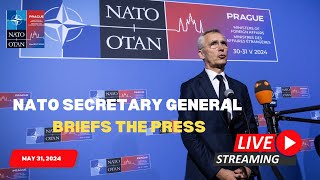 Prague Foreign Ministerial 2024: NATO Secretary General Press Conference  - #WeAreNATO