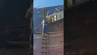 Ship joining # pilot ladder #seafarer #mariner #Merchentnavey#seafarertraining #youtubeshorts