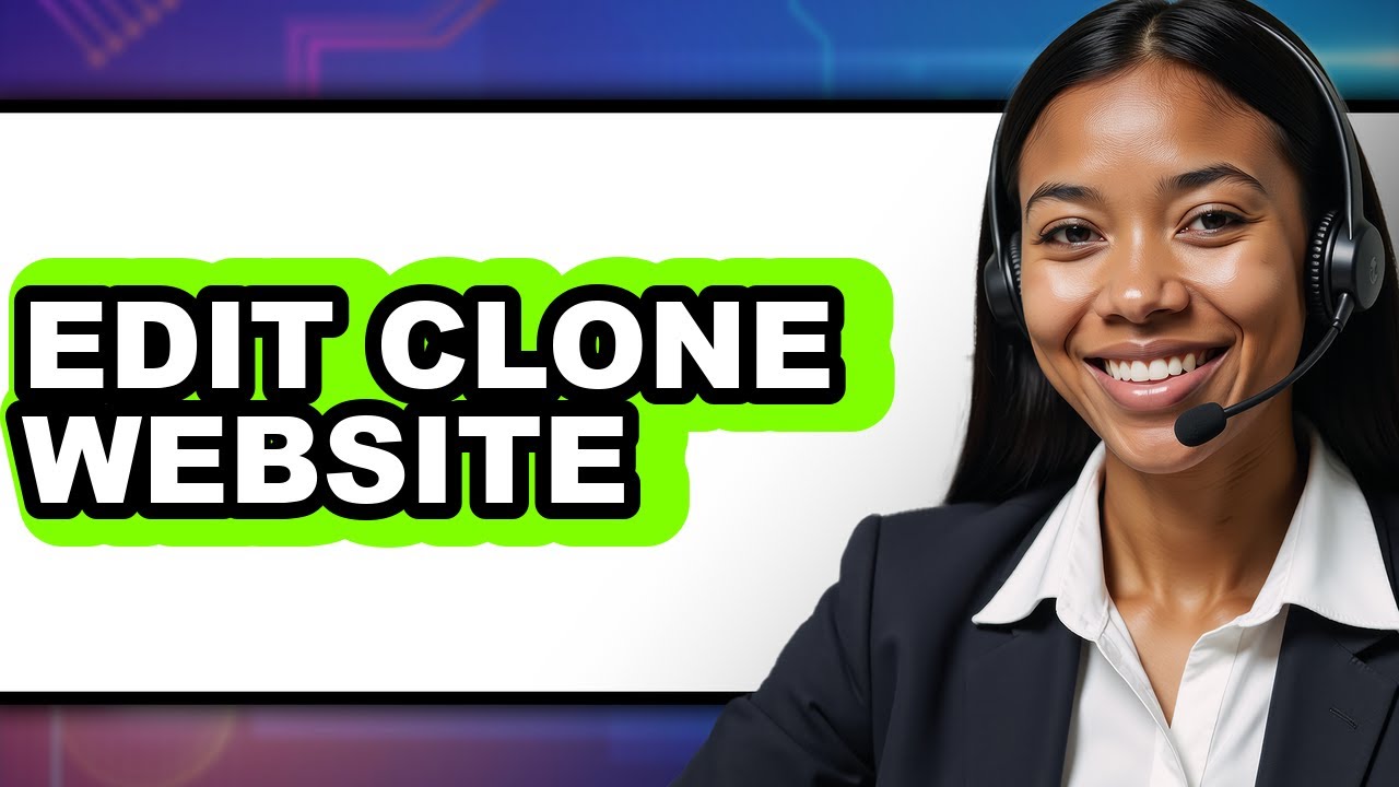 How to Edit a Clone Website (Full Guide) - YouTube