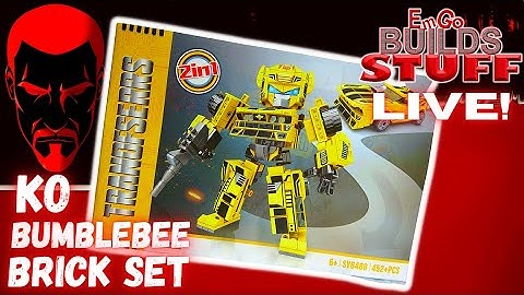 KO Bumblebee Brick Set: EmGo Builds Stuff LIVE!