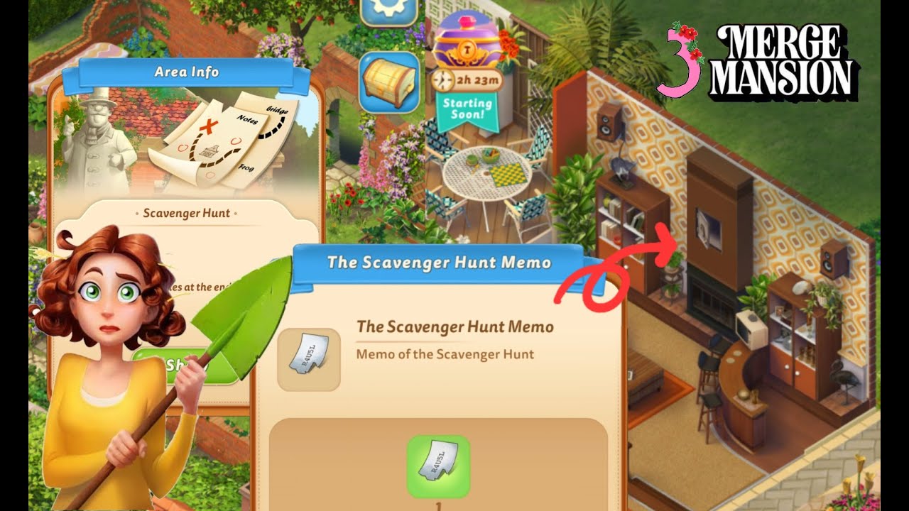 Merge Mansion / Scavenger Hunt💰💰 Level 45 Part 174 YouTube