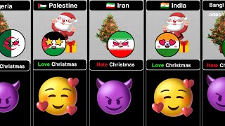 Countries That Love Or Hate Christmas {Countryballs}