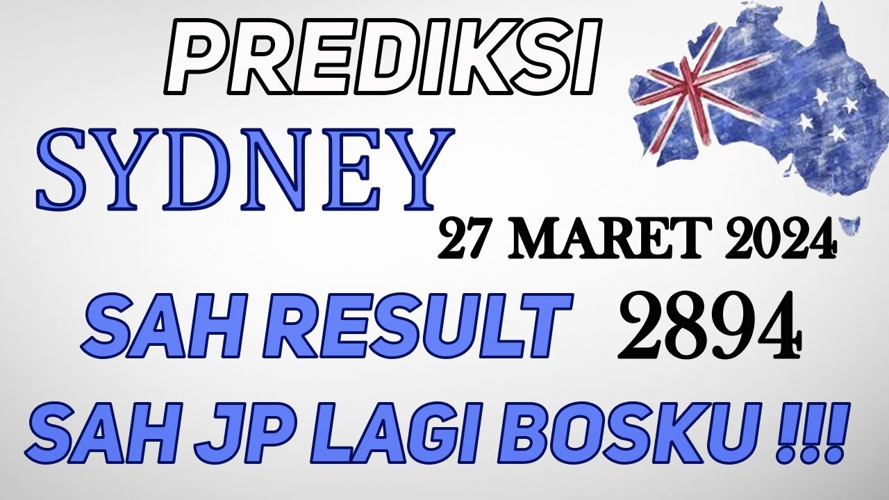 PREDIKSI SIDNEY 27 MARET 2024 BOCORAN TOGEL SYDNEY HARI INI SDY