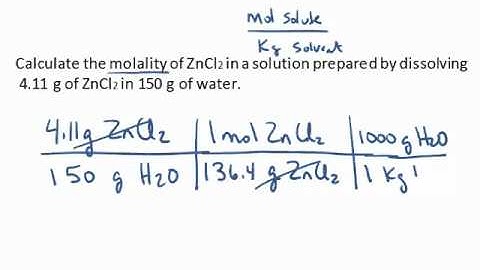 CH302-Unit5-Molal Concentration