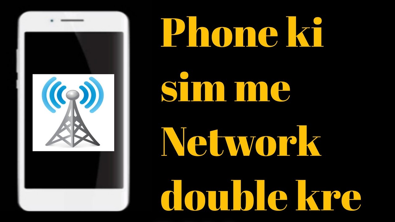 Apne phone ke Sim ki Network speed double kre By Abhi Tech Helper YouTube