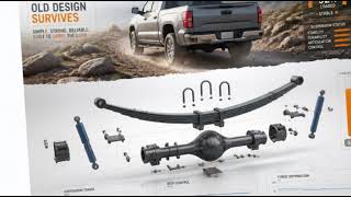 How Leaf Spring Suspension Works  Truck Suspension & Differential Explained