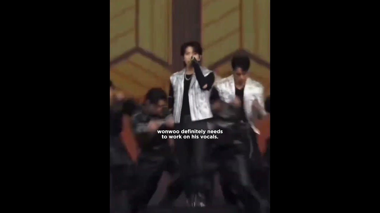 WONWOO needs to work on his vocals alot! #seventeen #wonwoo #concert #carats #fyp