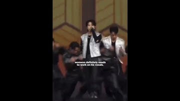 WONWOO needs to work on his vocals alot! #seventeen #wonwoo #concert #carats #fyp