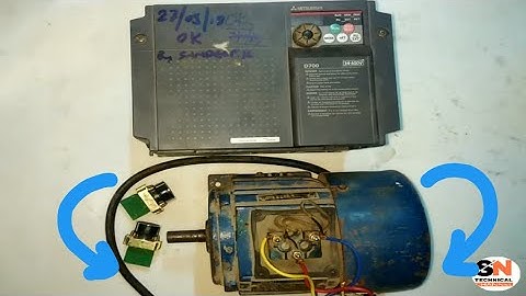 MOTOR REVERSE FORWARD CONNECTION WITH MITSUBISHI DRIVE