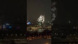 Happy New Year 🎉🎆🎇 Moscow Russia #Fireworks #Travel #Trending #Trendingshorts #Moscow #Newyear