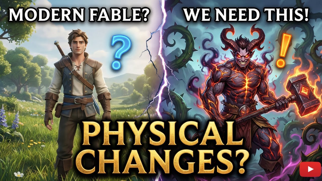 We need physical character changes in Fable