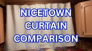 Comparing Two Different Styles Of Nicetown Curtains