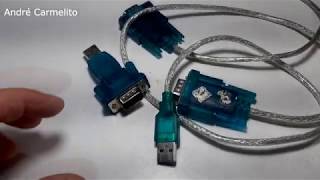 Cabo conversor USB  Serial