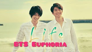 (BL) ITOU x NISHI || BTS Euphoria mix || Life - Love on the line #Japanese #BL #itouNishi #euphoria