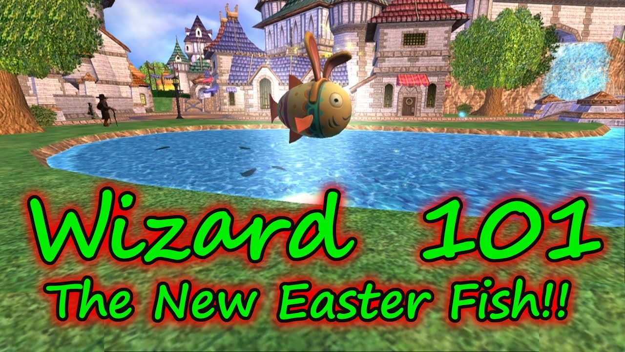 Wizard101 NEW Epic Easter Mystery Fish Caught! Blue Black and
