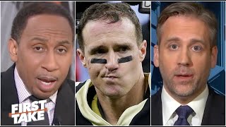Stephen A. and Max react to Drew Brees, Saints falling to Tom Brady and the Bucs | First Take