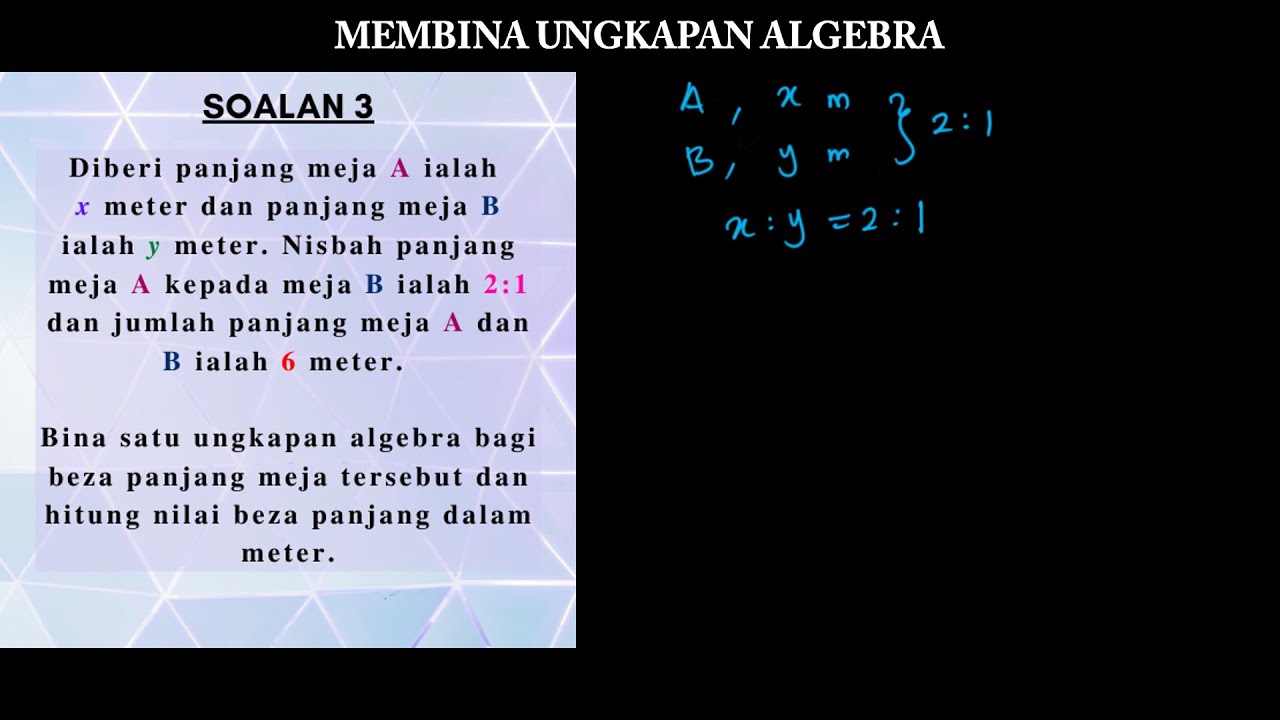 01 Menjawab Soalan Ungkapan Algebra Matematik Pt3 Tingkatan 1 Youtube