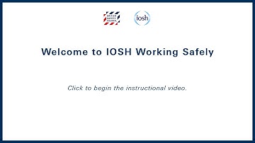 IOSH Working Safely - Instructional Video