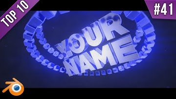 TOP 10 Blender Intro Templates #41 + Free Download