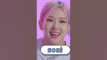How Blackpink Members Pronounce Their Names | #blackpink