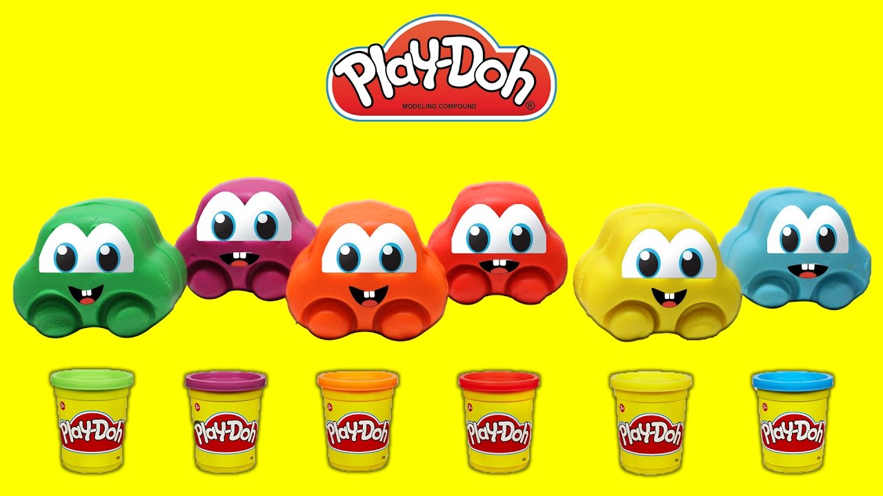 Play Doh Cars Surprise Eggs Rainbow Kids Toys Fun and Play Doh Toys