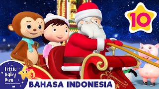 Ding Dong Lonceng Natal Berbunyi🔔🎄 | Kartun \u0026 Lagu Anak Populer | Little Baby Bum Bahasa Indonesia