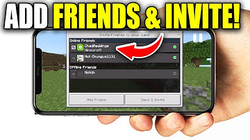 How To Add Cross Platform Friends In Minecraft Mobile & Invite To Game