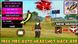 💯ffh4x Auto Headshot Hack‼️ New Injector FF || Free Fire Esp Name Mod Menu Injector Hack #OB32​ screenshot 5
