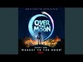 Rocket to the moon from the netflix film over the moon