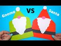 How to Make a Gnome or Santa Card | Christmas Card Ideas