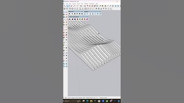 ✅How to make advance modeling inside Sketchup with one click #viral #interiordesign #sketchup