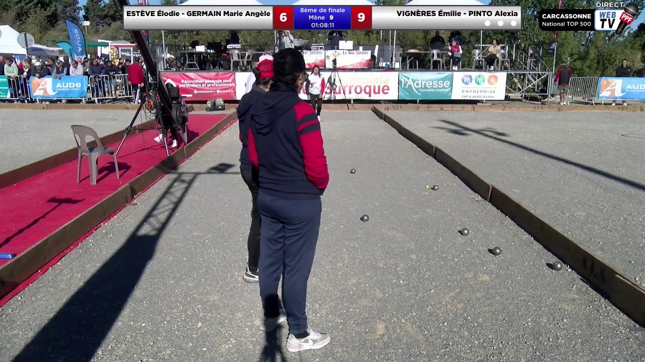 Miniature : PPF TOUR 2024 National TOP 500 CARCASSONNE - 8ème FEMININ: Equipe ESTEVE contre Equipe VIGNERES