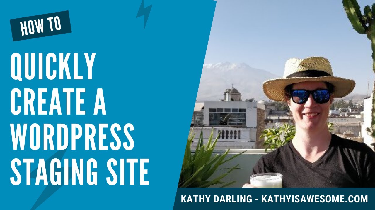 How to Quickly Create a WordPress Staging Site - YouTube