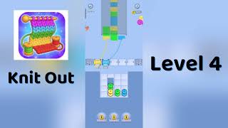 🧶 Knit Out Level 4 Walkthrough | Step-by-Step Guide 🎮 | SolutionGuruji