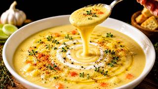 Heilende cremige Suppe aus nur 3 Zutaten — Geschmack wie in alten Zeiten, fertig in 20 Min!