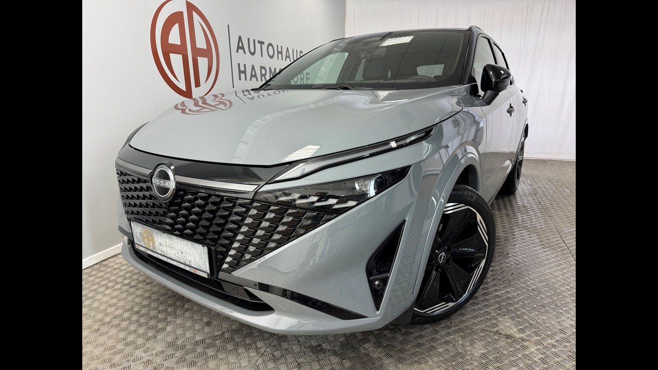 Nissan Qashqai N-Design Leder Pano HeadUp 20 Zoll - Ceramic Grey - schwarz